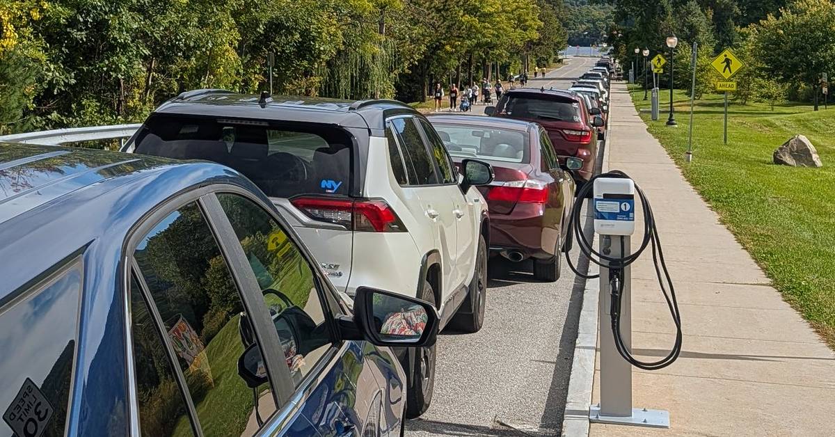 ev charger by cars