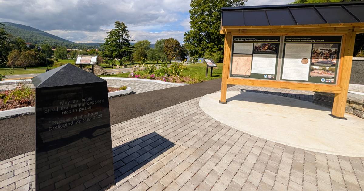 repose of the fallen memorial plaza