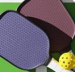 pickleball paddles and ball