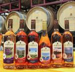 Adirondack Winery wine bottles lined up