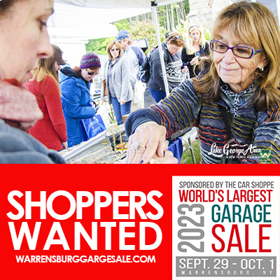 promotional image featuring the 2023 Warrensburg Garage Sale