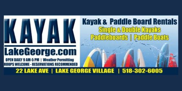 Display Ad Kayak Lake George