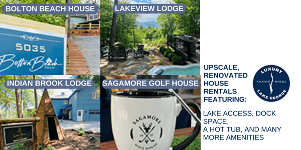 Luxury Lake George rentals display ad 