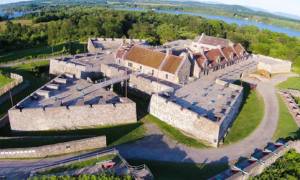 aerial view of fort ticonderoga