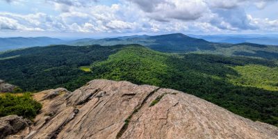 view from sleeping beauty mountain summit