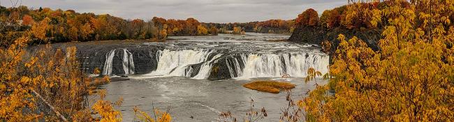 cohoes falls in the fall