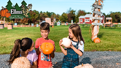 kids at ellms family farm