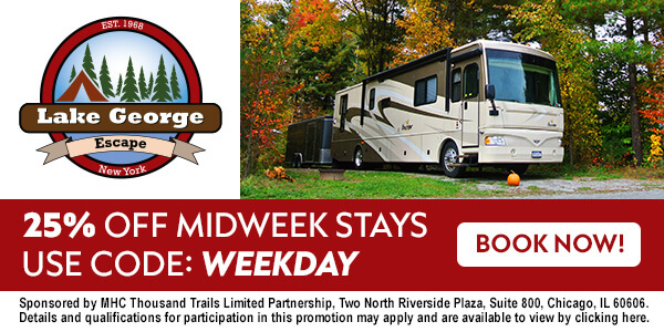 Lake George Escape Display Ad