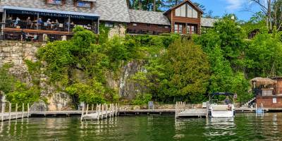 blue water manor, view from the water