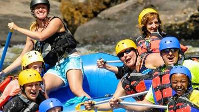 whitewater rafters