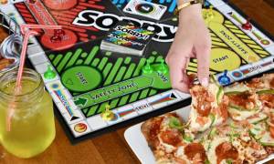 game of sorry and pizza at go play with your food