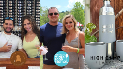 people at adirondack wine and food festival and adirondack winery