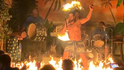 fire dancers at waikiki supper club in lake george
