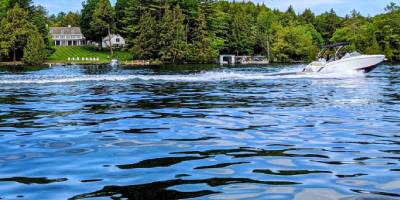 boat on lake george