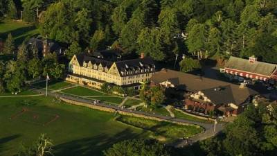 aerial view of silver bay ymca