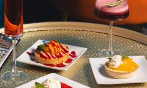 desserts with cocktails