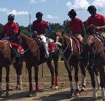jockeys with horses