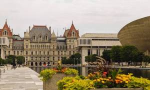 albany's capitol and egg