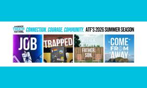 adirondack theatre festival show posters lined up