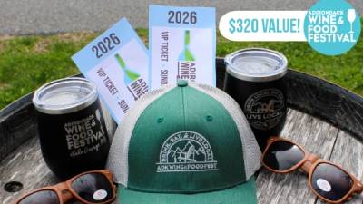 adirondack wine and food festival merch