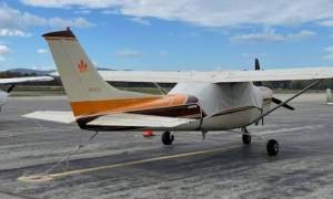 small plane at airport