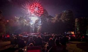 fireworks over crandall park
