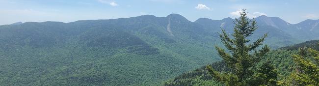 view from Big Slide Mountain hike