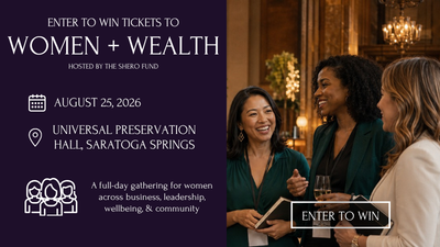 enter to win tickets to women + wealth