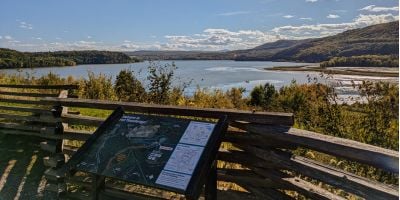 fort ticonderoga view of lake champlain in early fall
