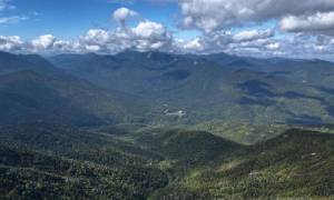 view from high peaks summit