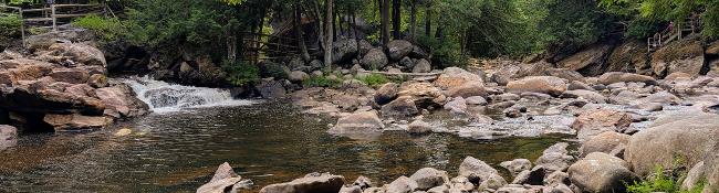 natural stone bridge and caves