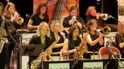 jazz band performs