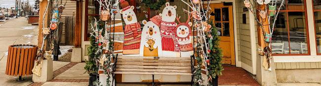 holiday display in lake george