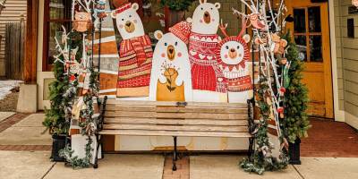 holiday display in lake george